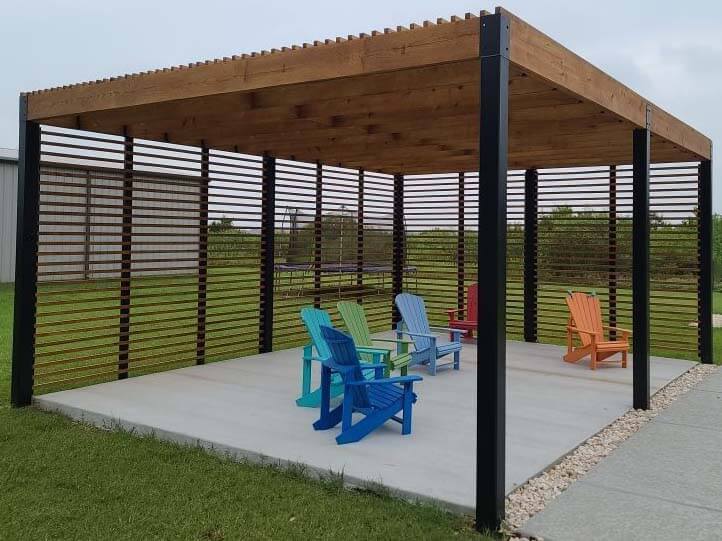 Pergola installation company in Bastrop Texas