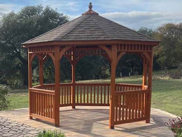 Bastrop Texas gazebo installation Company