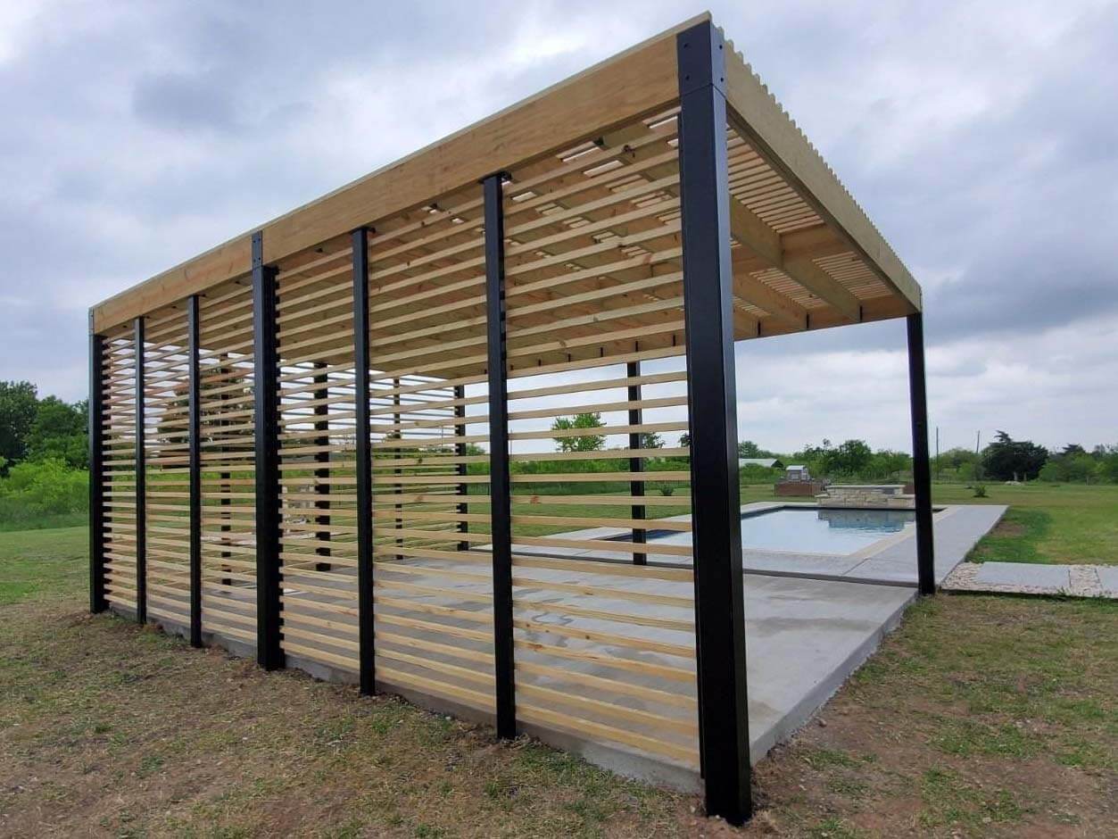 Deck and pergolas in Bastrop Texas