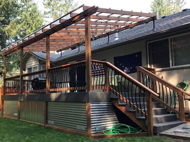 Deck and pergolas in Bastrop Texas