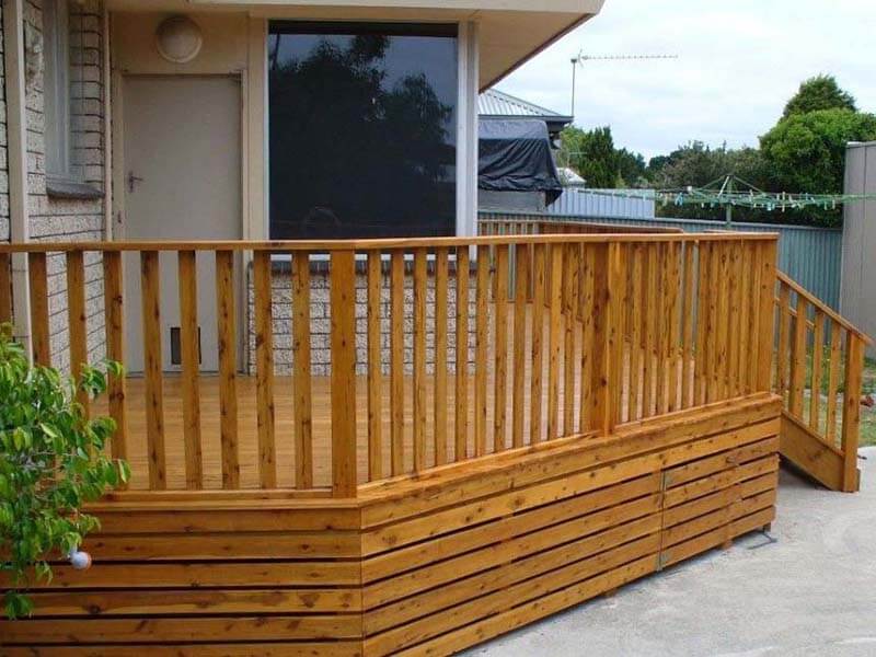 Deck stain and seal in Bastrop Texas