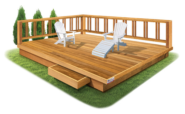 Deck stain and seal in Bastrop Texas