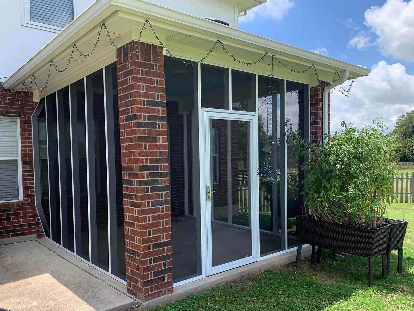 Enclosed porchess installation company for commercial and residential properties in Bastrop Texas