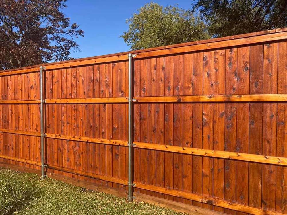 Fence stain and seal in Bastrop Texas