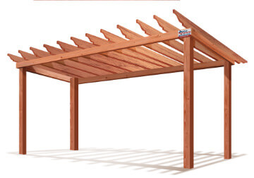 Outdoor Wood Structures stain and seal in Bastrop Texas