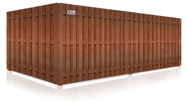 Prestaining wood fences decks pergolas and other outdoor structures in Bastrop Texas