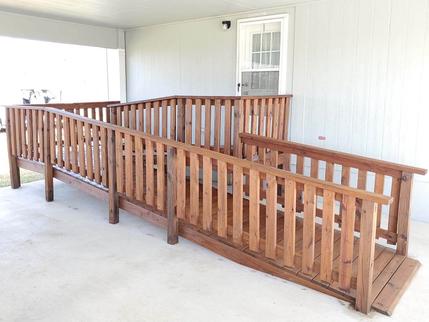 Wood Railing Bastrop Texas