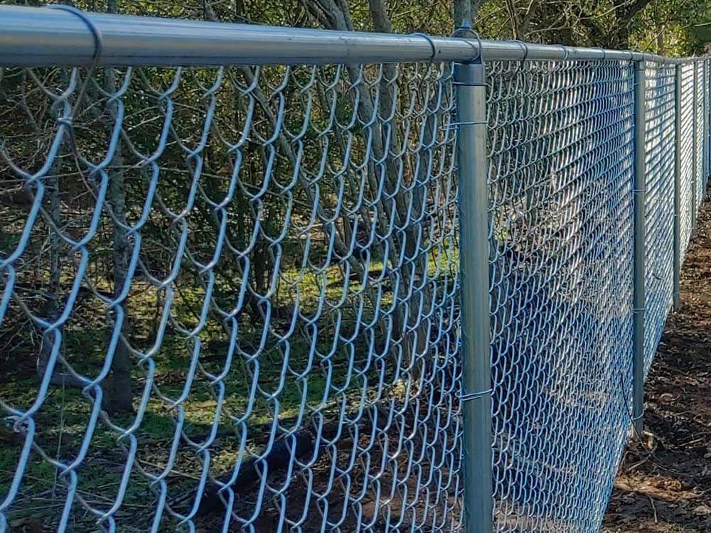 Chain link fencing in Bastrop Texas