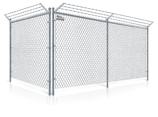 Chain link fencing in Bastrop County