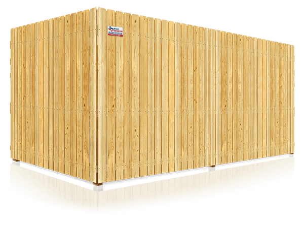 Wood fencing in Bastrop County