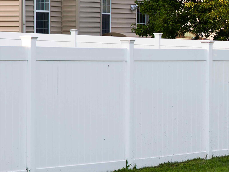 Vinyl fencing in Bastrop Texas