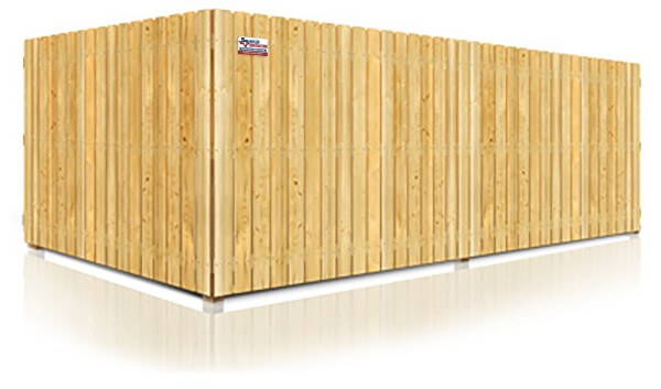 Wood fencing in Bastrop Texas