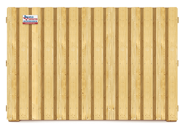 Board on Board Wood Fencing