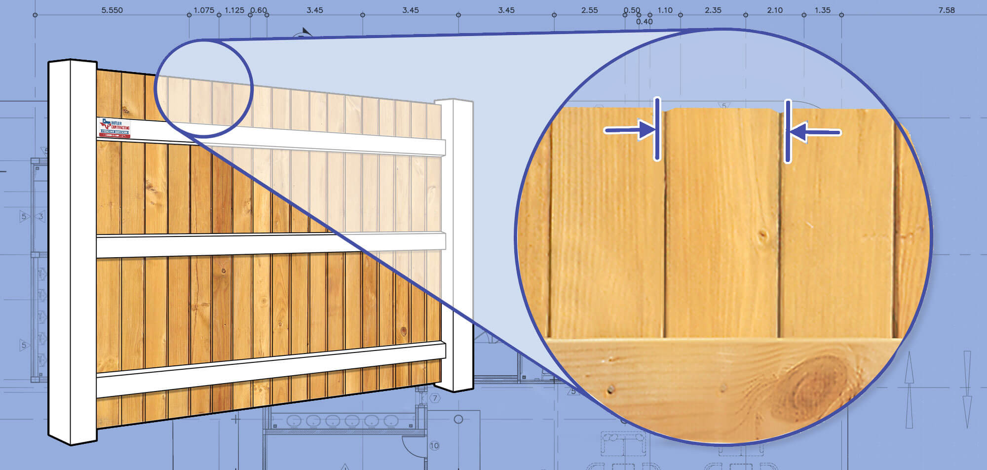 High-Quality Wood Pickets for Fences in Bastrop County