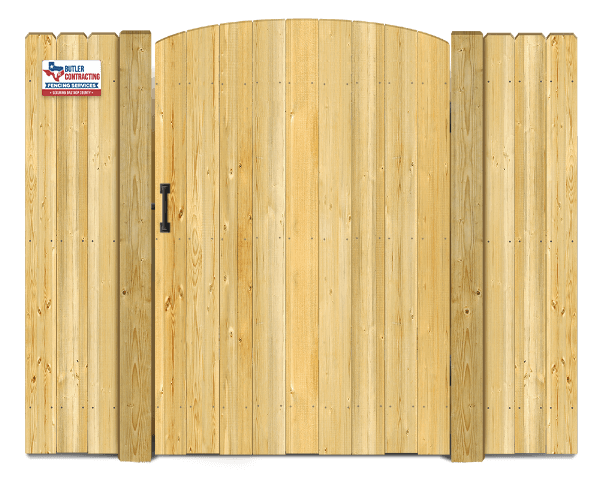 Convex top style gate  - Wood Gate