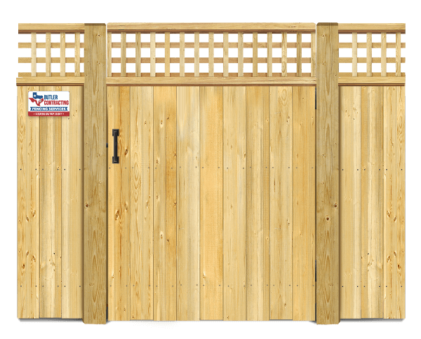 Lattice style gate  - Wood Gate