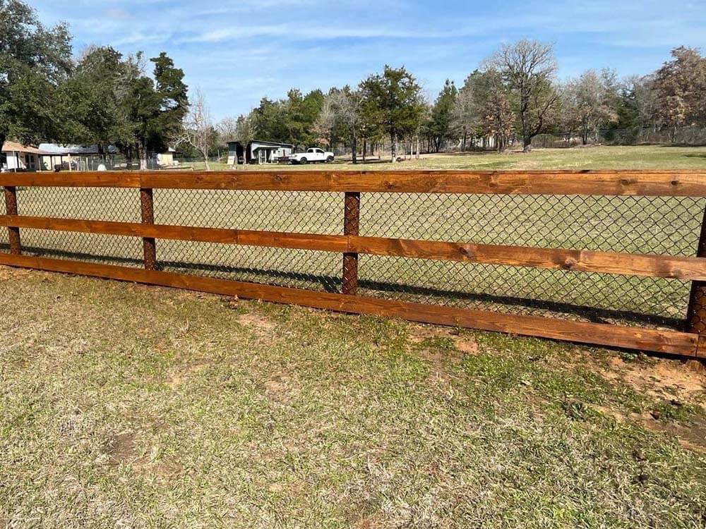 Bastrop County Farm Fence